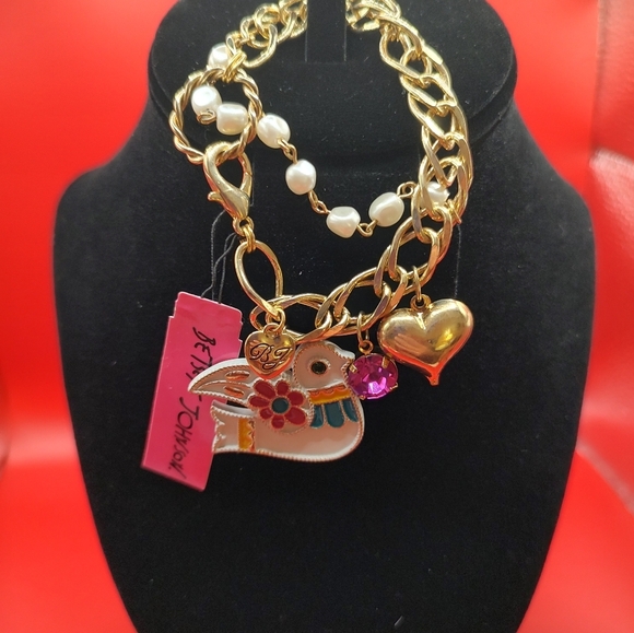 Betsey Johnson Vintage RARE Dove Bracelet! NWT - Picture 6 of 6